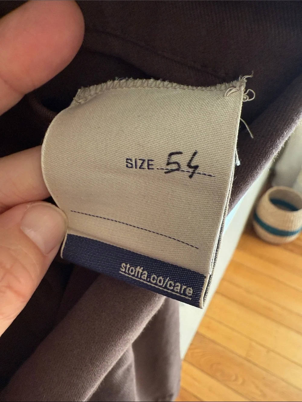 Stoffa Men's Brown Single-Button Blazer